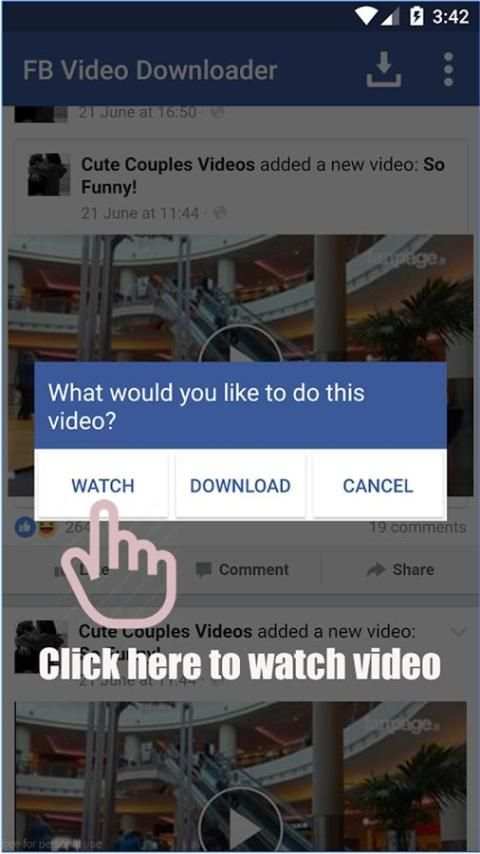 video downloader for facebook yy screenshot 2