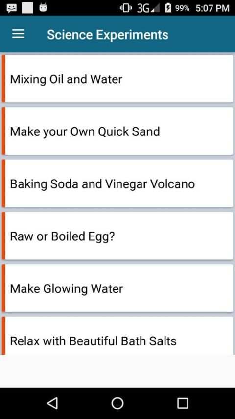 Science Experiments for Students скриншот 7