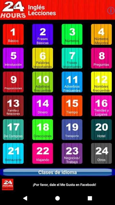 En 24 Horas Aprender Idiomas inglés, alemán etc. screenshot 4