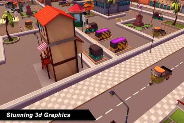 Auto Rickshaw Simulator स्क्रीनशॉट 7