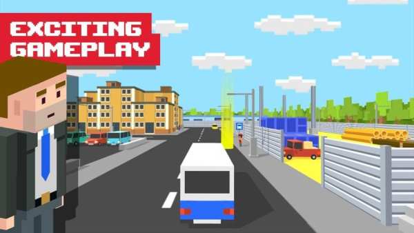 Bus Blocky screenshot 1
