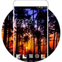 Coconut Sunset Theme: Beautiful Wallpaper HD on 9Apps