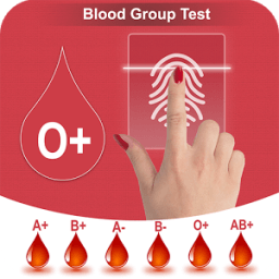 Finger Blood Group Checker Prank أيقونة