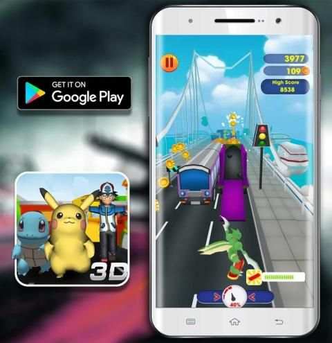 Temple Pikachu Subway and Squirtle Run screenshot 1