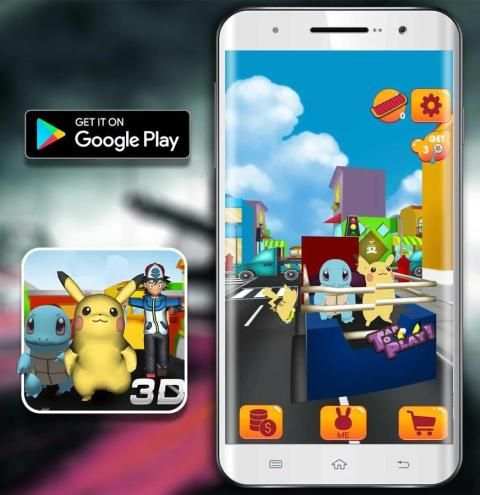 Temple Pikachu Subway and Squirtle Run screenshot 8