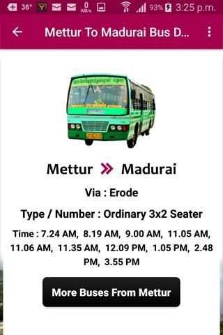 Mettur Bus Info screenshot 6