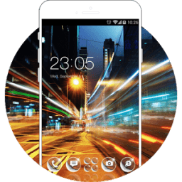 Dynamic City Night :Neon Light Street HDWallpaper आइकन