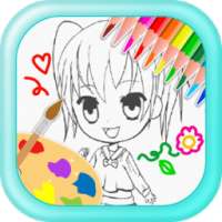 Окраска Аниме-девушек