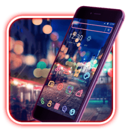 Luminous City Light Theme أيقونة