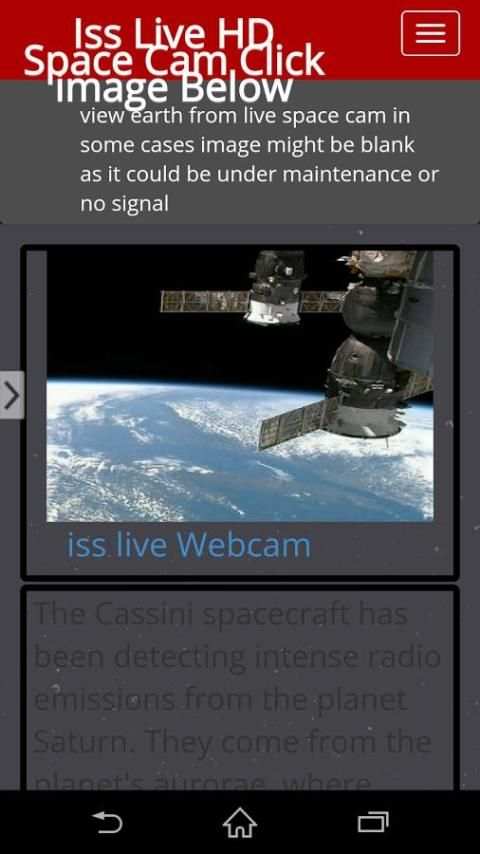 Iss Live Space Cam скриншот 4