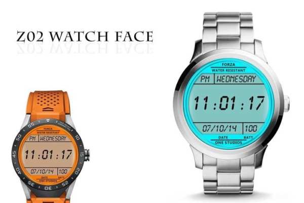 Watch Face Z02 Android Wear screenshot 6