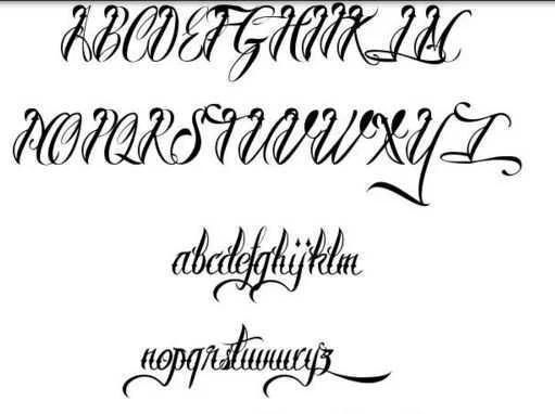 Lettering Cursive Script typeface Tattoo Font, others, ink, text,  monochrome png | PNGWing