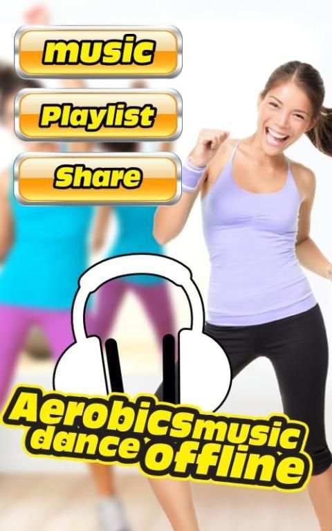 Aerobics music and dance offline 3 تصوير الشاشة