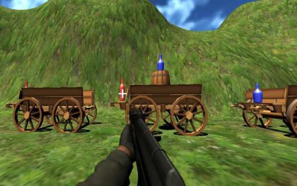 Smash colored bottles 3d screenshot 3