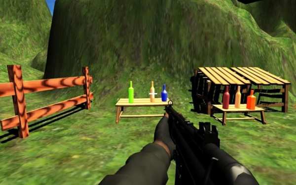 Smash colored bottles 3d screenshot 4