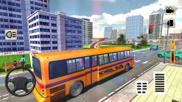 Modern City School Coach Bus Driving Simulator 17 screenshot 7