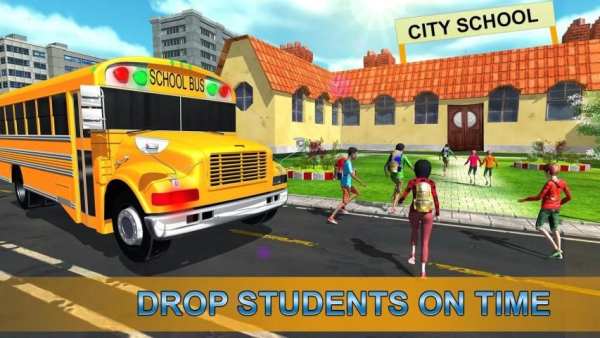 Modern City School Coach Bus Driving Simulator 17 screenshot 6