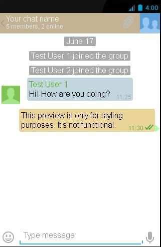 Messenger screenshot 1