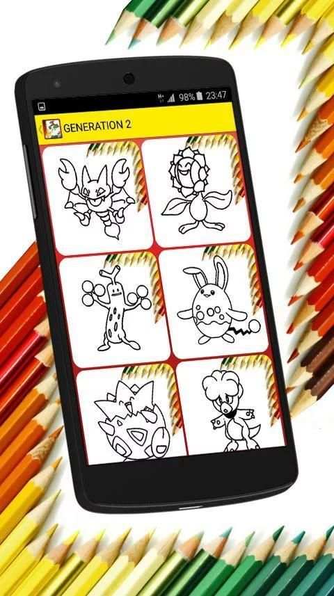 Coloring Book for Pokemo Monsters screenshot 3