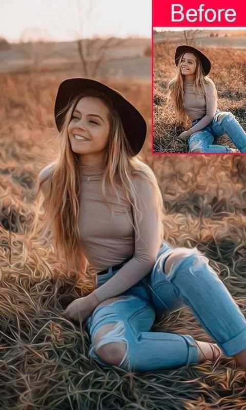 Oil paint Photo Editor - Photo Effects 2018 скриншот 1
