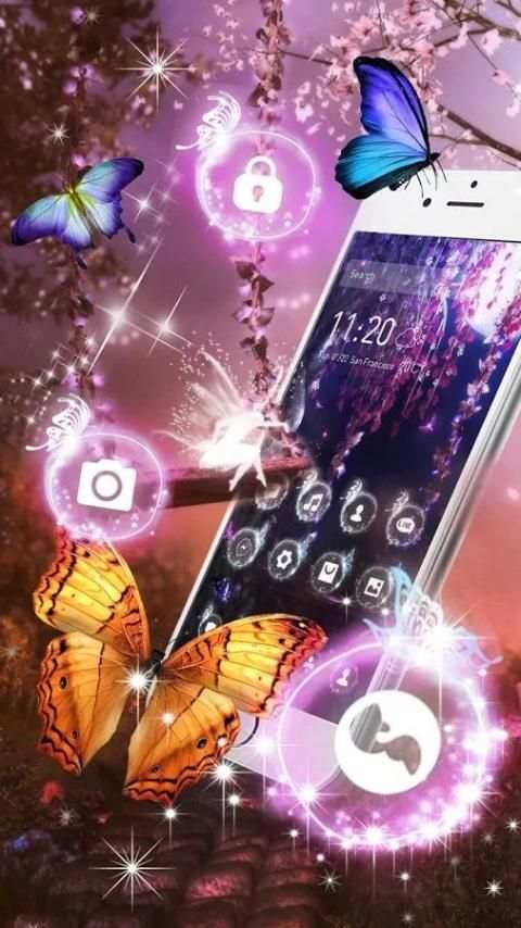 Colorful Butterfly Luxury Nuture Theme screenshot 2