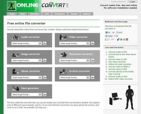 Online File Converter screenshot 4