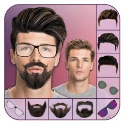 Man Face Editor: Hair Style, Beard, Mustache