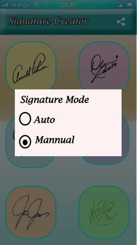 Signature Creator App - Signature Maker 2018 स्क्रीनशॉट 1