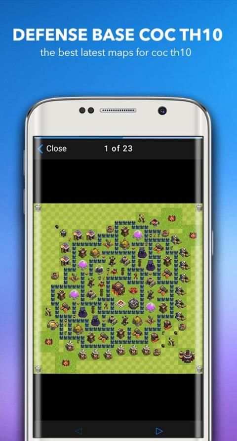 new base coc maps th10 screenshot 1