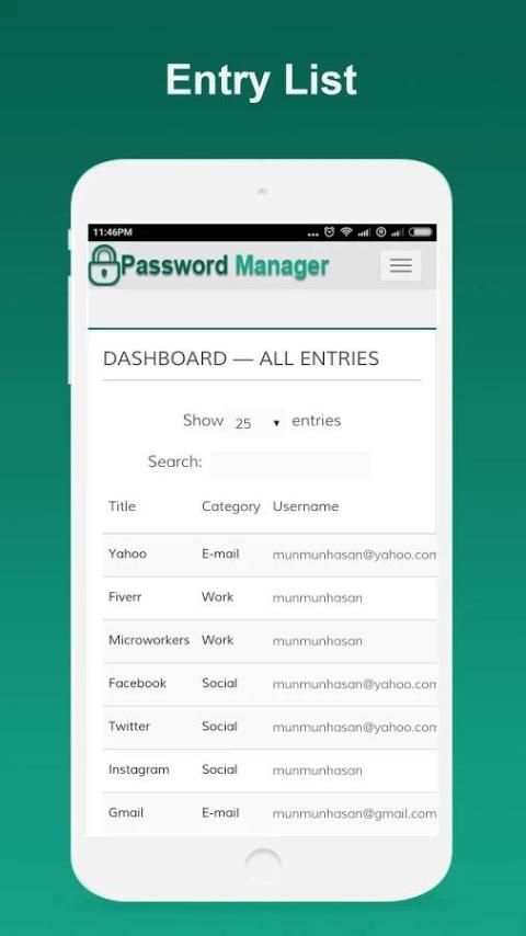 Password Manager скриншот 6