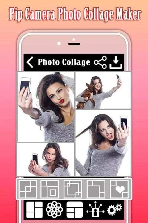 PIP Camera Photo Collage Maker स्क्रीनशॉट 4