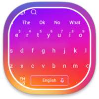 Rainbow Keyboard Theme for Instagram