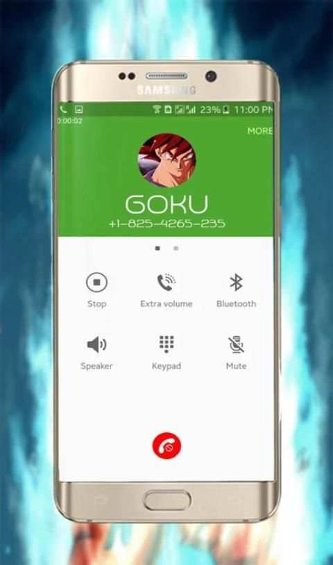 Fake Call From Dragon Ball screenshot 1