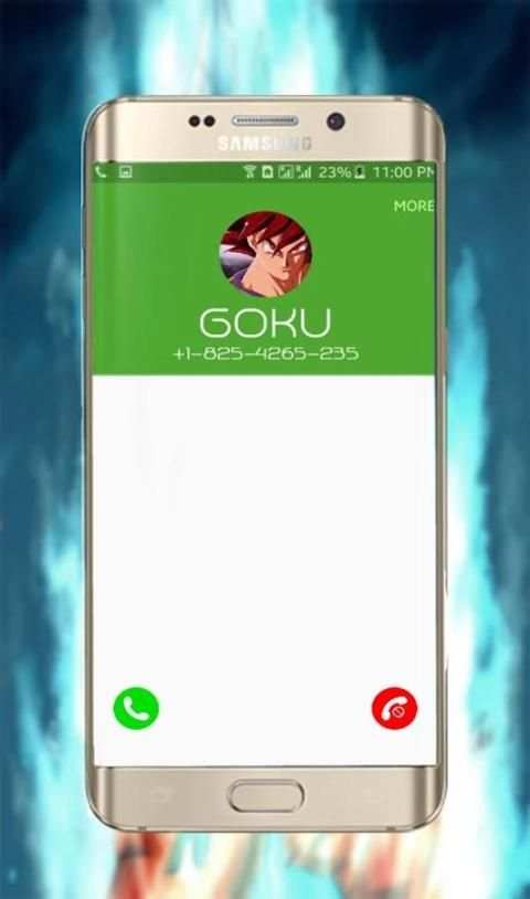 Fake Call From Dragon Ball screenshot 2