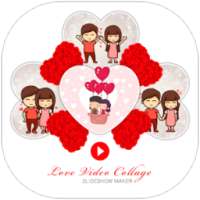 Love Video Collage - Slideshow Maker on 9Apps