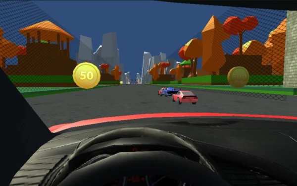 In Car Racing: Endless Roads скриншот 1
