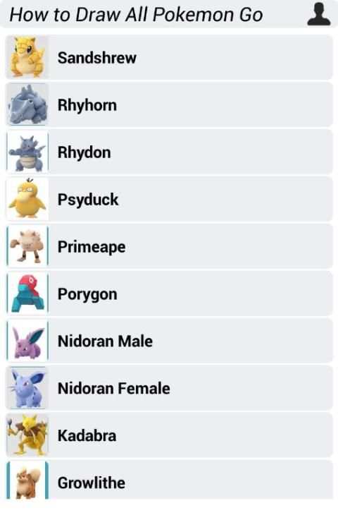 How to Draw All Pokemon Go screenshot 8