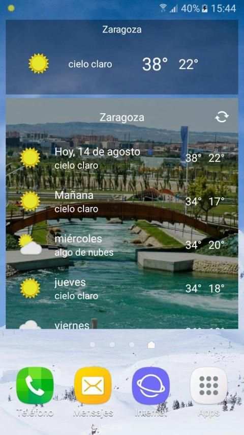 El Tiempo en Zaragoza скриншот 7