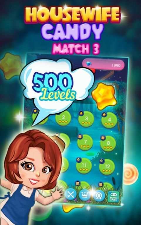 Housewife Candy Match 3 screenshot 3