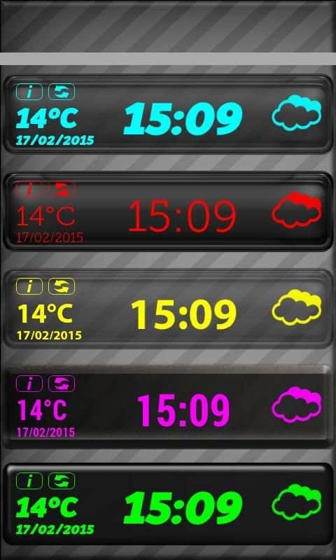 LED Digi Clock Weather Widget скриншот 6