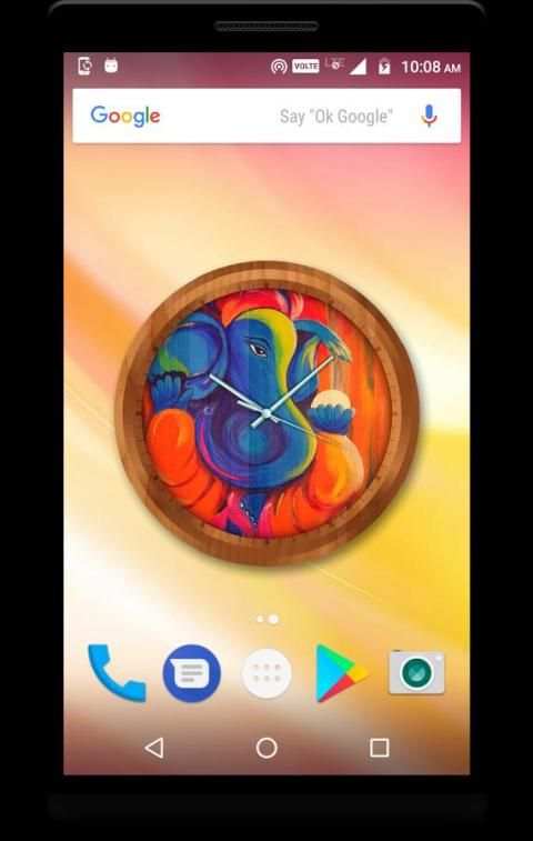 Ganesh Clock Live Wallpaper स्क्रीनशॉट 5