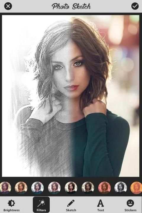 Color Pencil Sketch Pic Editor 6 تصوير الشاشة