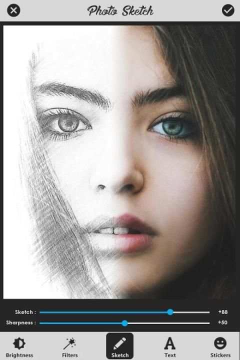 Color Pencil Sketch Pic Editor 5 تصوير الشاشة