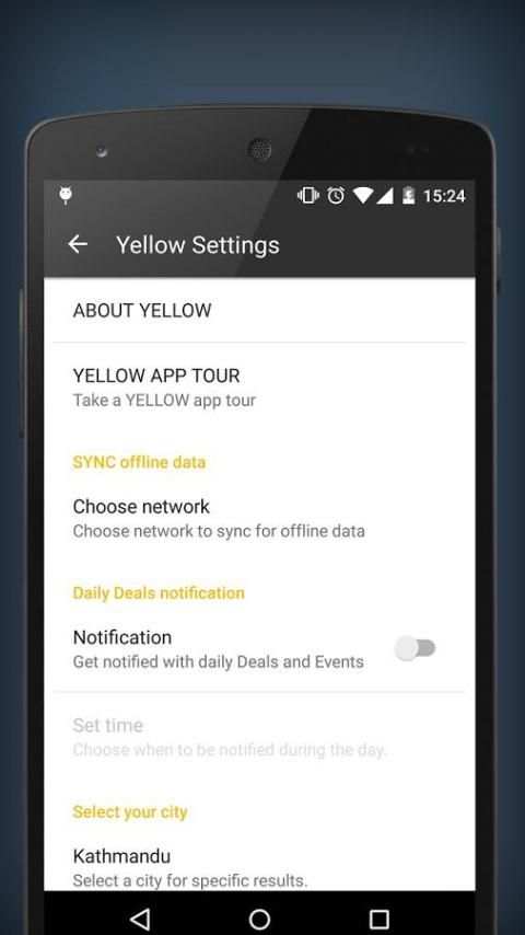 Yellow App : Restaurants App скриншот 9
