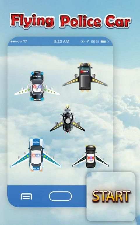 Flying Police Cars स्क्रीनशॉट 4