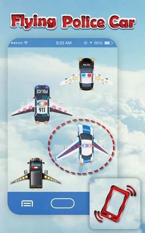 Flying Police Cars स्क्रीनशॉट 2
