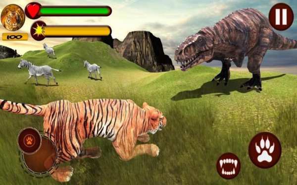 Tiger vs Dinosaur Adventure 3D screenshot 12