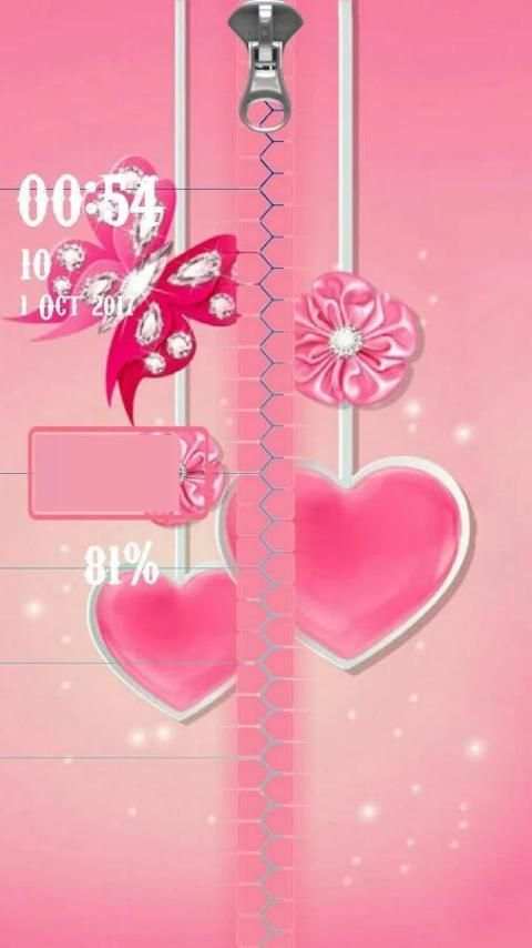 Diamond Zipper Screen Lock 3 تصوير الشاشة