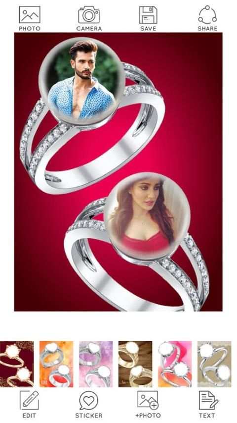 Lovely Ring Photo Frames 5 تصوير الشاشة