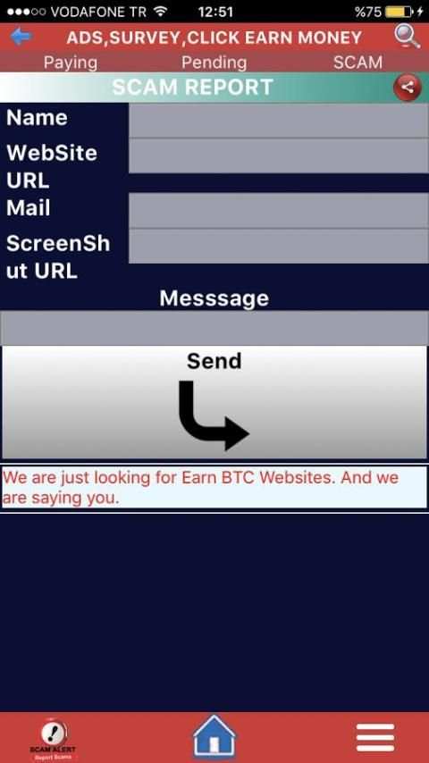 ADS,SURVEY,CLICK EARN MONEY With Bitcoin&Dollars स्क्रीनशॉट 1